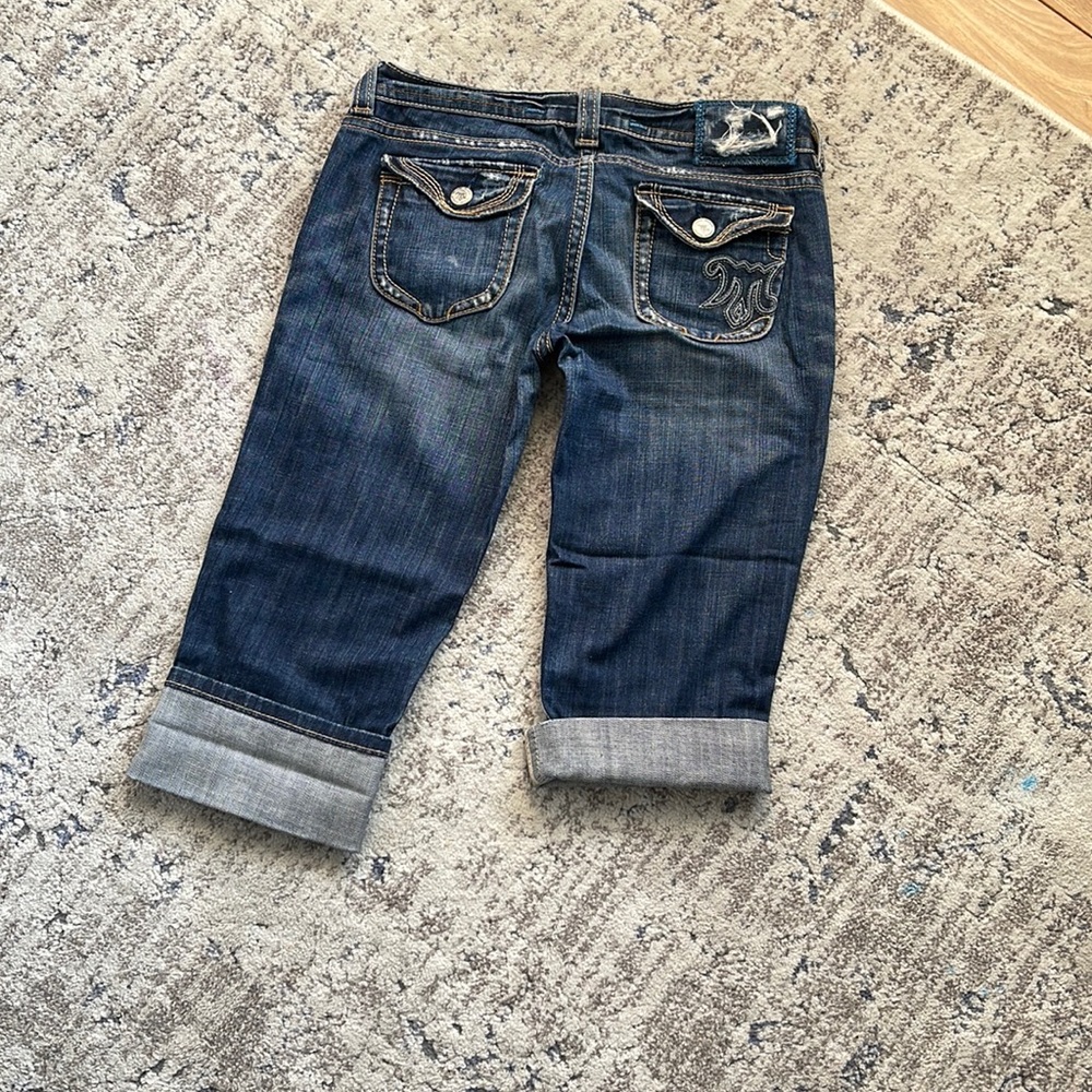 MEK denim USA Capri or long shorts w29